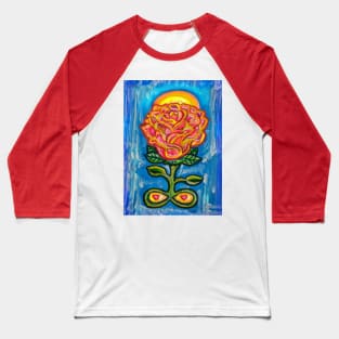 Infinity Blooming Rose Flower of Love Baseball T-Shirt